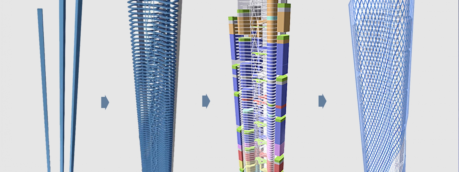work-Архитектурная концепция многофункционального высотного здания