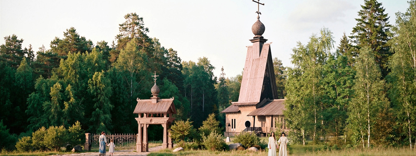 work-Храм в честь Преображения Господня и арт-сквер в поселке «Мира Деревня», Мошковского района Новосибирской области